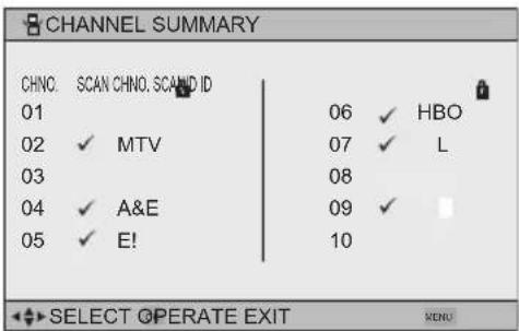 JVC HD-56FB97 - Channel Summary - 7
