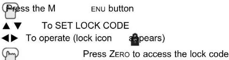 JVC HD-56FB97 - Set Lock Code - 1