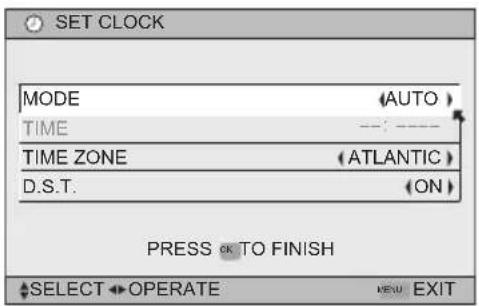 JVC HD-56FB97 - Set Clock - 4