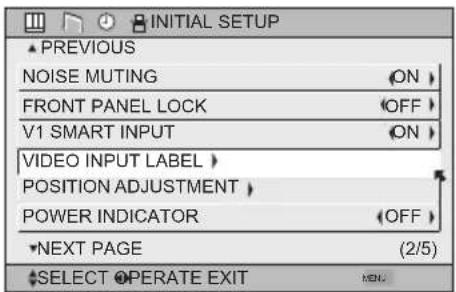 JVC HD-56FB97 - Video Input Label - 4