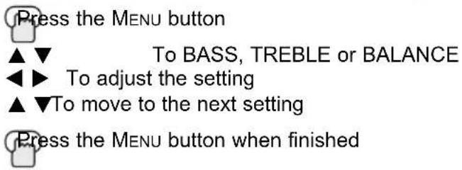 JVC HD-56FB97 - Adjust the Sound Settings - 1