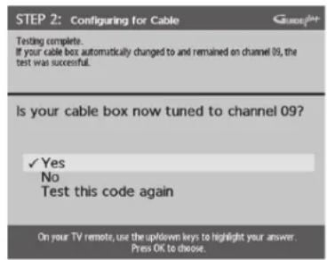 RCA HD50LPW42 - Step 2: Configuring for Cable - 5