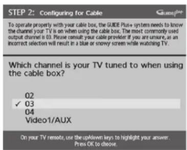 RCA HD50LPW42 - Step 2: Configuring for Cable - 2