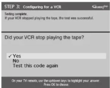 RCA HD50LPW42 - Step 3: Configuring for a VCR - 3