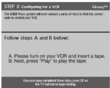 RCA HD50LPW42 - Step 3: Configuring for a VCR - 2