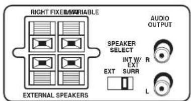 RCA HD50LPW42 - How to Connect: TV + Speakers Without A/V Receiver - 2