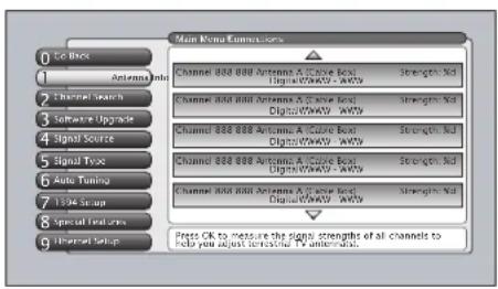 RCA HD50LPW42 - Connections Menu - 1