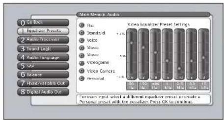 RCA HD50LPW42 - Audio Menu - 1