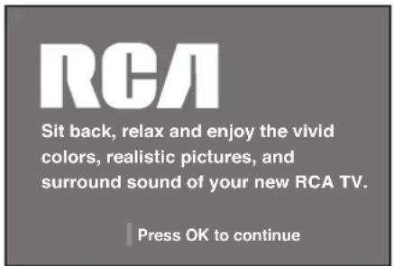 RCA R56WH76 - Turn on the TV - 2