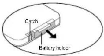 Catch Battery holder