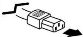SANYO PLC-UF15 - Projector side AC Outlet side - 1