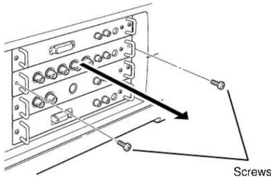 SANYO PLC-UF15 - NOTES ON ORDERING OR USING OPTIONAL INTERFACE BOARD - 1