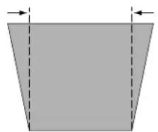 SANYO PLC-UF15 - KEYSTONE ADJUSTMENT - 2