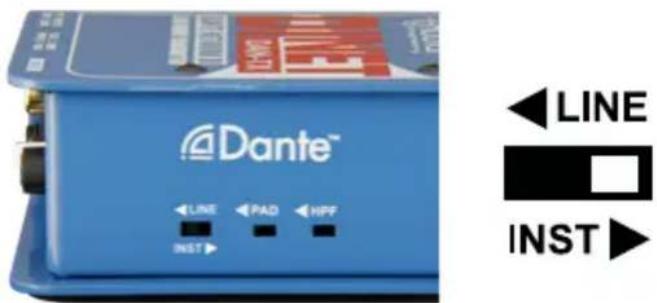 Radial Engineering DiNET DAN-TX - USING THE DAN-TX AS AN INSTRUMENT D.I. BOX - 1