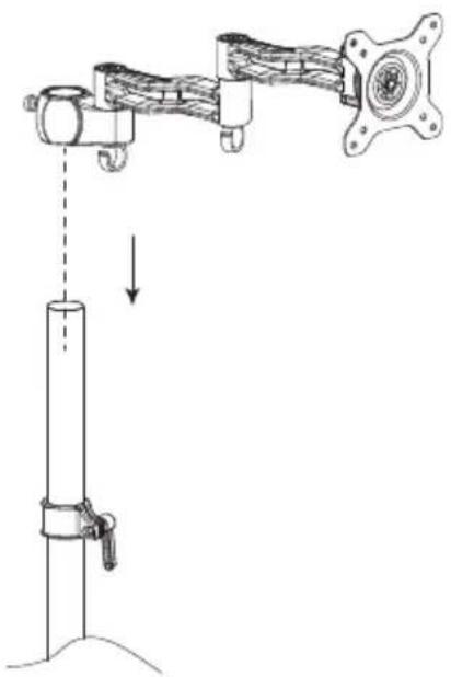 Gabor MD-AD13MB - Attaching the Mounting Arm Assembly - 1