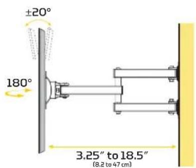 Gabor FSM-2337 - Attaching the Mounting Bracket to the Wall - 2