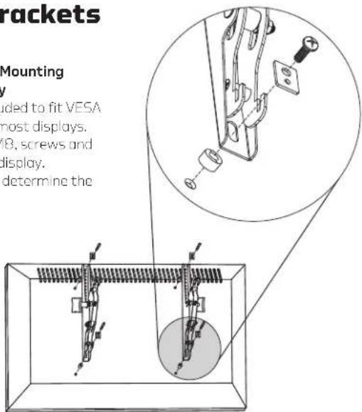 Gabor TM-SS - Selecting the Right VESA Mounting Hardware for Your Display - 1
