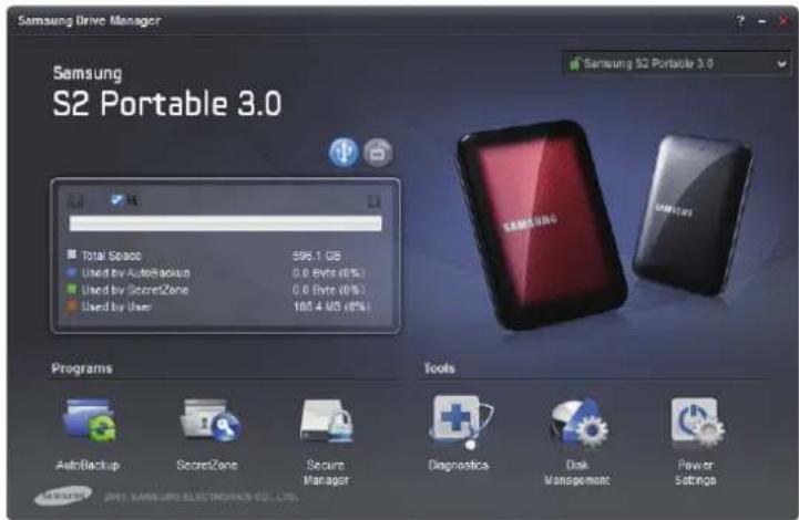 SAMSUNG HX-MT064DA - Using Samsung Drive Manager - 1