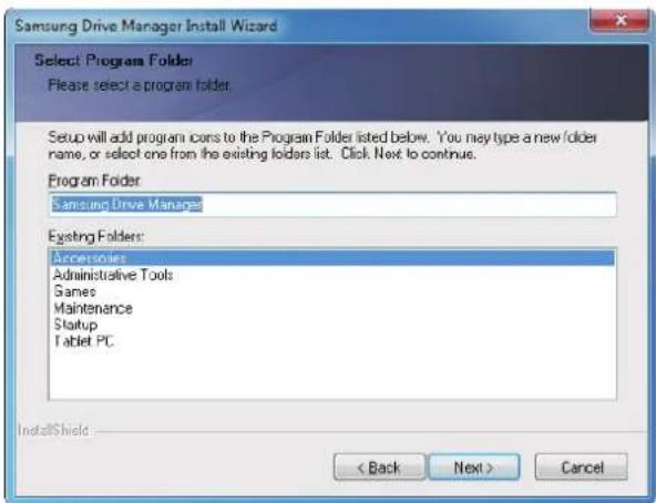 SAMSUNG HX-MTT75DA - Samsung Drive Manager Installation - 6