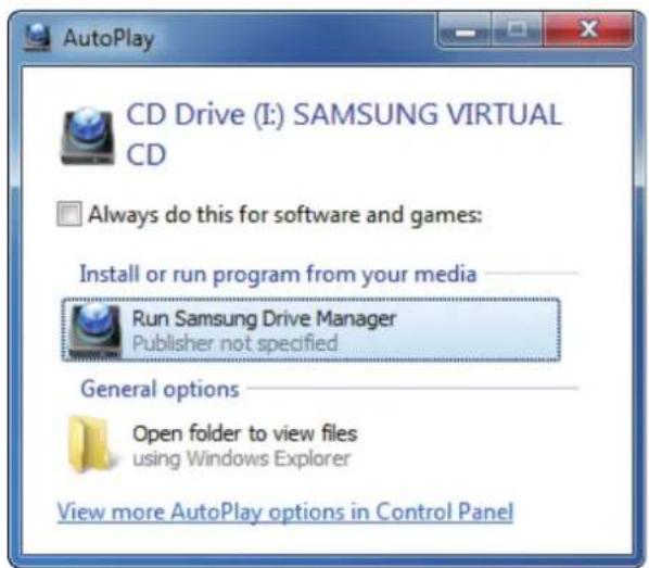 SAMSUNG HX-MU030DA - Samsung Drive Manager Installation - 1