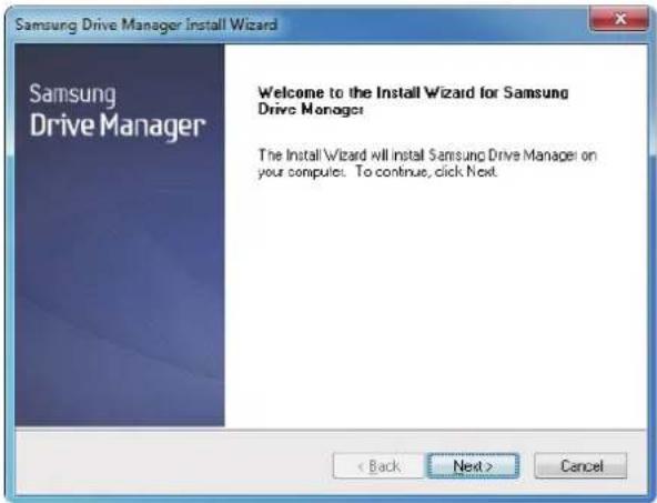 SAMSUNG HX-MTD75DA - Samsung Drive Manager Installation - 3