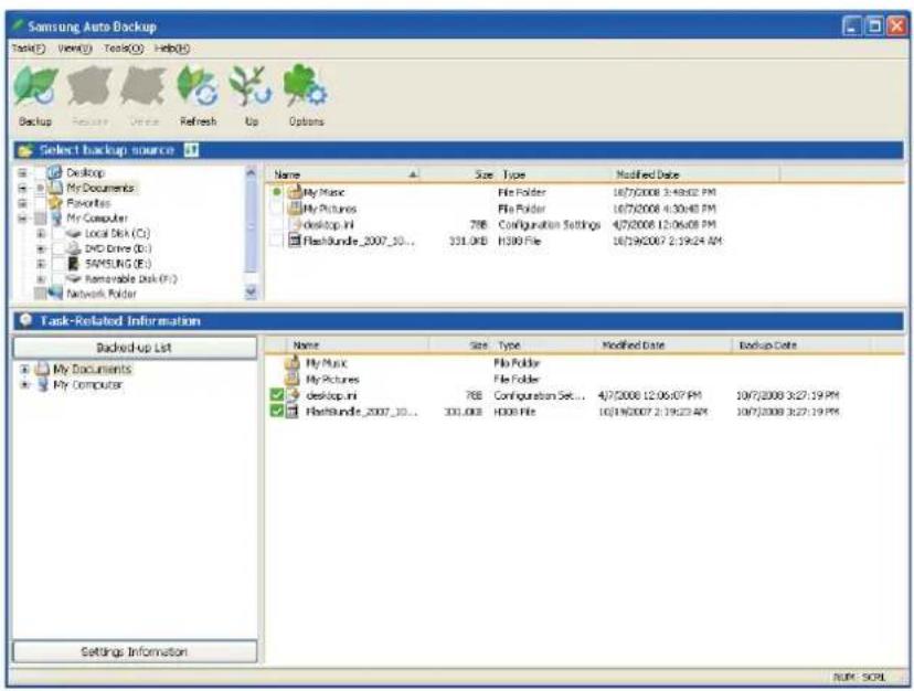 SAMSUNG HX-MU040DC - Data Backup using Samsung Auto Backup - 10