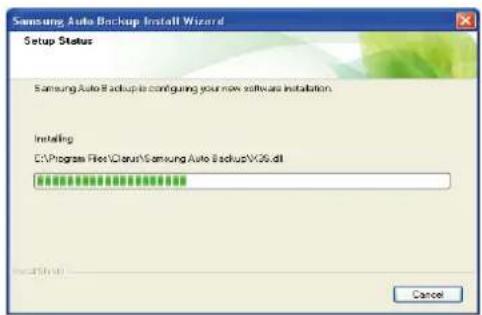 SAMSUNG HX-MU040DC - Samsung Auto Backup Installation - 9