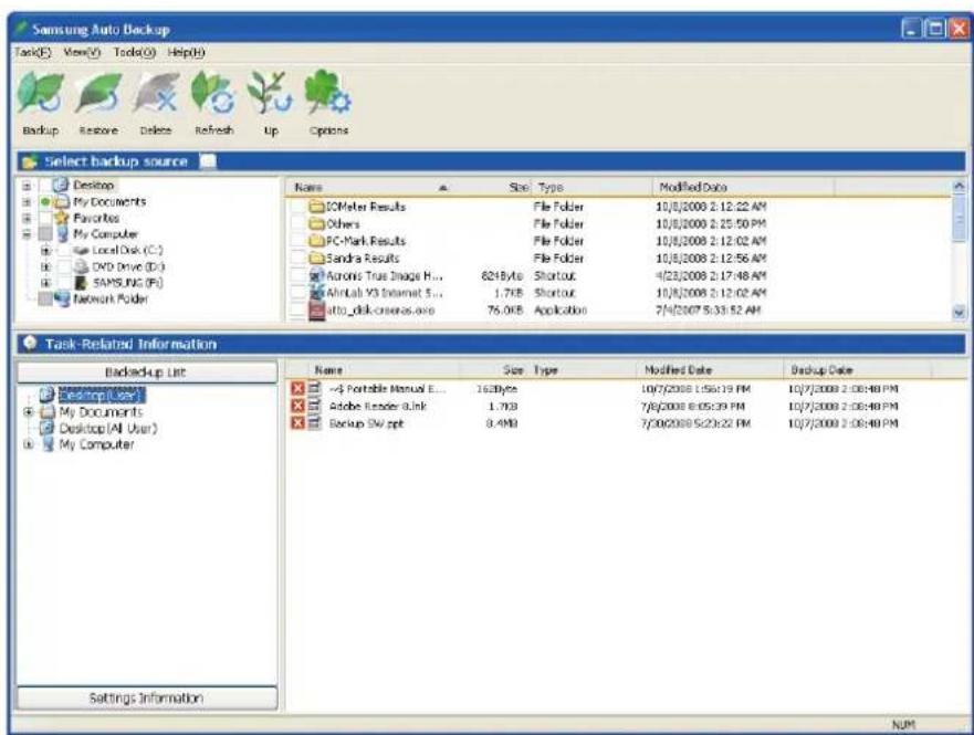 SAMSUNG HX-MU040DC - Restoring Backup Data - 1