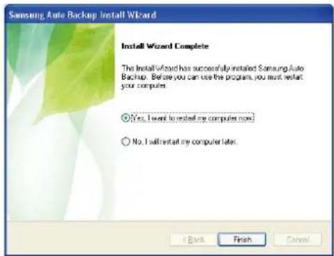SAMSUNG HX-MU040DC - Samsung Auto Backup Installation - 10