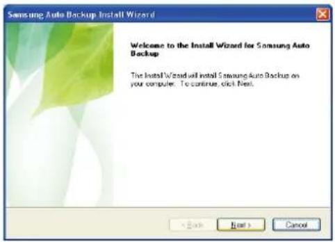 SAMSUNG HX-MU040DC - Samsung Auto Backup Installation - 5