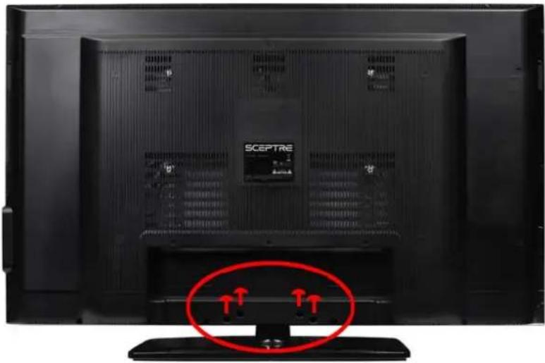Sceptre X460BV-FHD - Removing the Stand - 1
