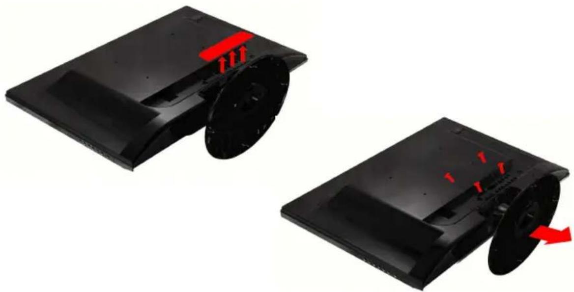 Sceptre X270PV-FHD - Attaching or Removing the Stand - 2