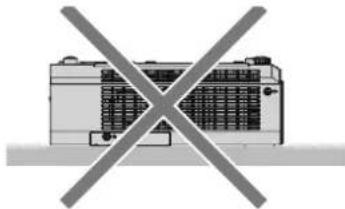 PANASONIC PT-LW333U - ■Cautions when setting the projectors - 2
