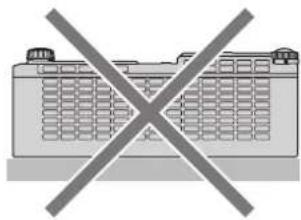 PANASONIC PT-SW280A - Cautions when installing - 6