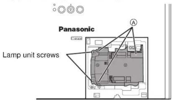 Panasonic Lamp unit screws