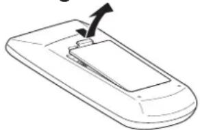 PANASONIC PT-VW431DU - To remove the battery - 1