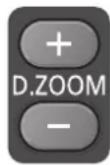 PANASONIC PT-VW431DU - Using the D.ZOOM buttons - 1