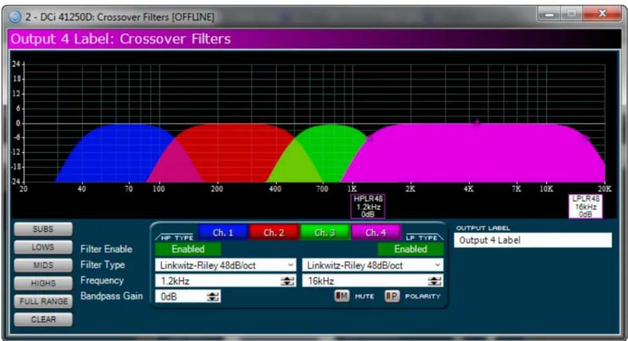 CROWN DriveCore Install DCi 8|600DA - Crossover Filters - 1