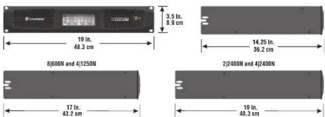 CROWN DriveCore Install DCi 2|2400N - Install the Amplifier - 2