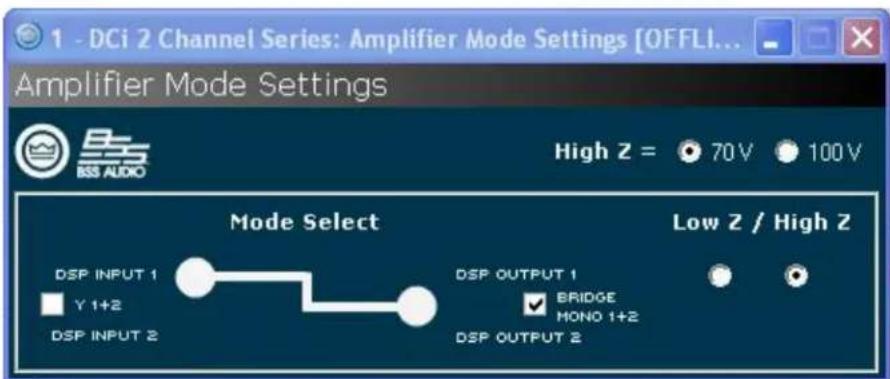 CROWN DriveCore Install 4|2400N - Bridge Mode Hi-Z (140Vrms/200Vrms) - 2