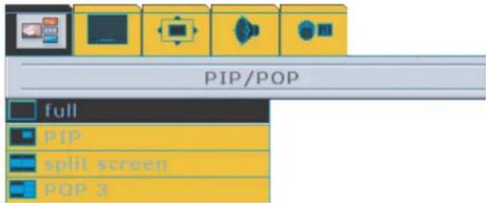 OPTOMA PD50A - Select from OSD Menu - 1