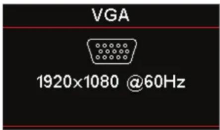 VGA 1920x1080 @60Hz