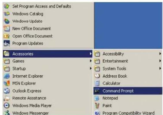 Set Program Access and Defaults Windows Catalog Windows Update New Office Document Open Office Document Program Updates Accessories Games Startup Internet Explorer MSN Explorer Outlook Express Remote Assistance Windows Media Player Windows Messenger Accessibility Entertainment System Tools Address Book Calculator Command Prompt Notepad Paint Program Compatibility Wizard