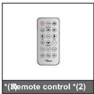 *(8 Remote control *(2)