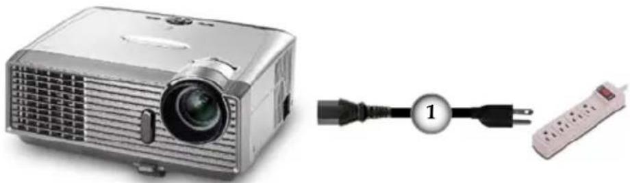 OPTOMA TX800 - Connect the Video - 1