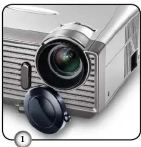 OPTOMA TX800 - Powering On the Projector - 3