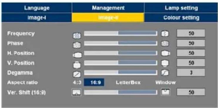 OPTOMA TX800 - User Controls - 1