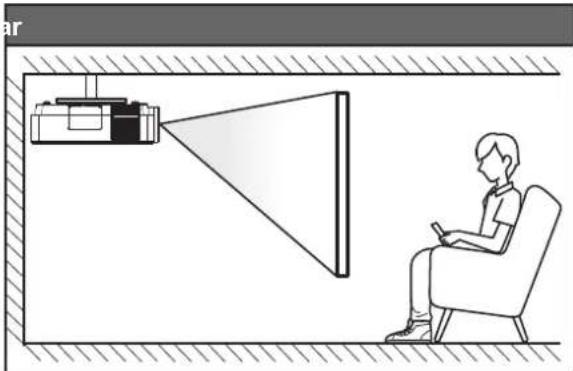 OPTOMA 4K500 - Installing the projector - 4