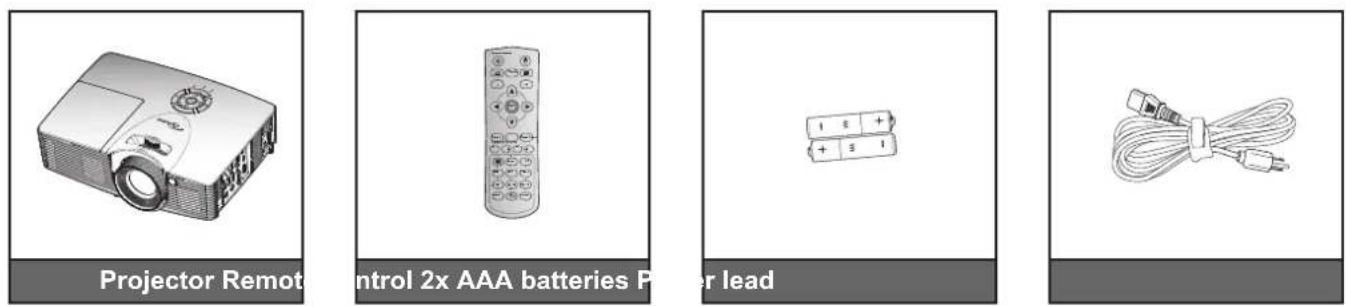 OPTOMA EH416ED - Package Overview - 1