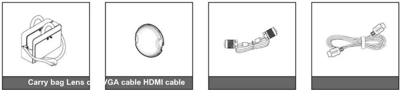 OPTOMA EH615TED - Package Overview - 2